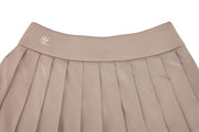 HIGH-WAISTED JERSEY PLEATED SKIRT