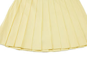 HIGH-WAISTED JERSEY PLEATED SKIRT