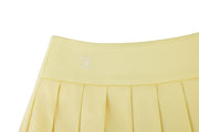 HIGH-WAISTED JERSEY PLEATED SKIRT