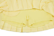 HIGH-WAISTED JERSEY PLEATED SKIRT