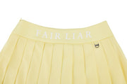 HIGH-WAISTED JERSEY PLEATED SKIRT