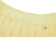 HIGH-WAISTED JERSEY PLEATED SKIRT
